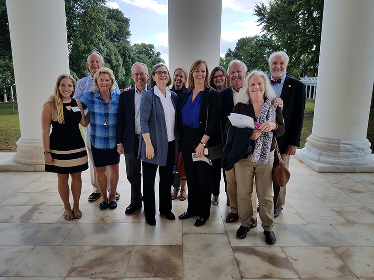Arts Council members enjoyed a private tour of the newly-restored Rotunda and the Lawn following their fall 2017 meeting.