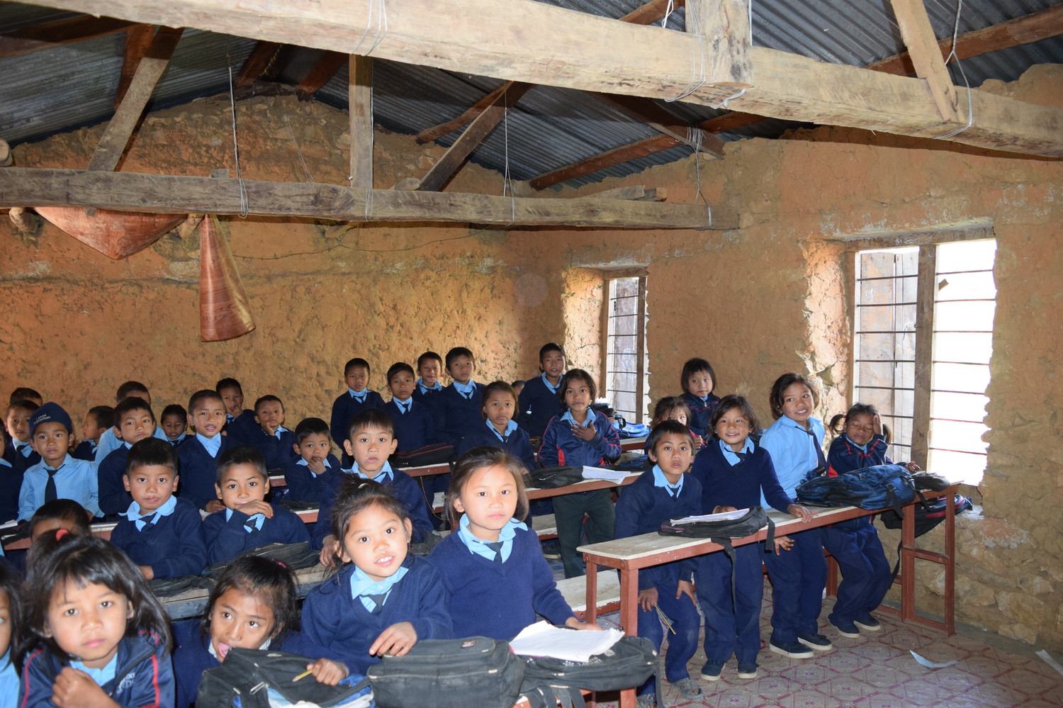 Kindergarten and 1st Grade Classroom in Nepal