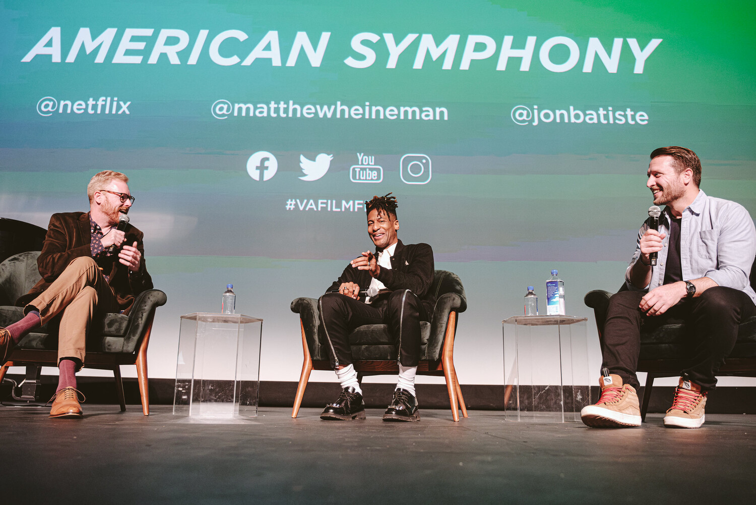 Discussion with Jon Batiste and director Matthew Heineman (winner of the VAFF Directorial Achievement Award). Moderated by Tyler Coates (The Hollywood Reporter).