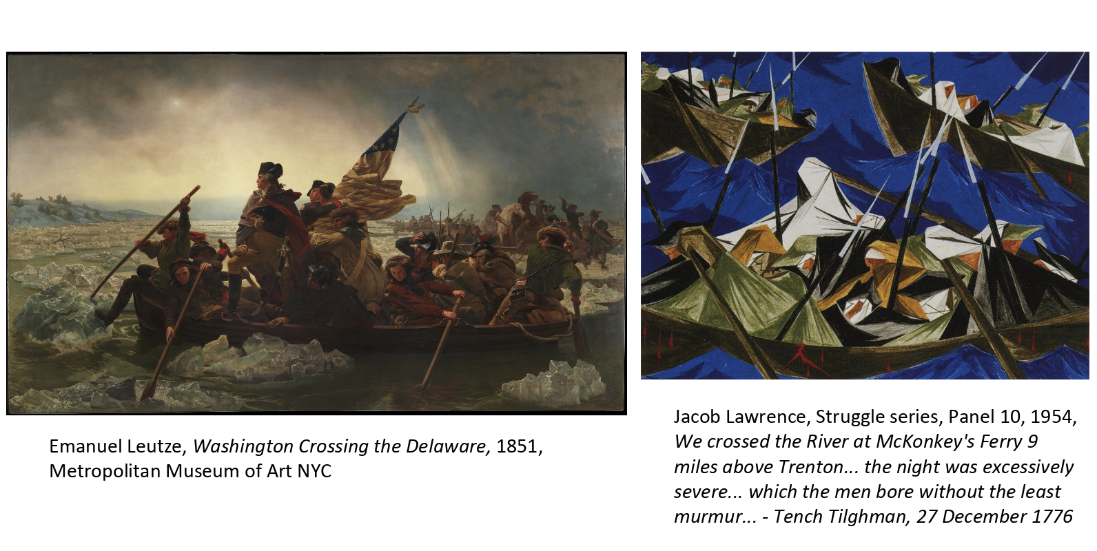 A comparison of paintings