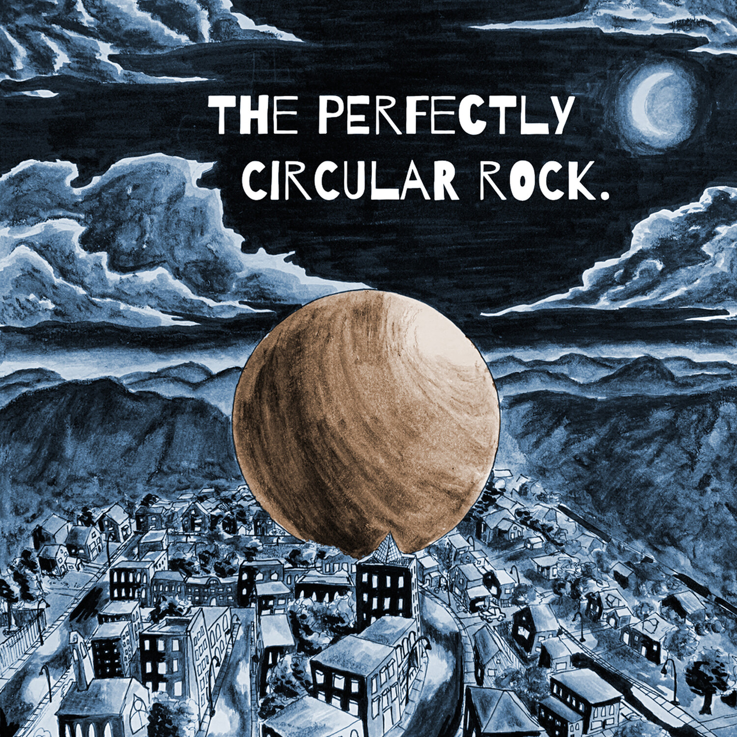 The Perfectly Circular Rock Logo by Emma Scales
