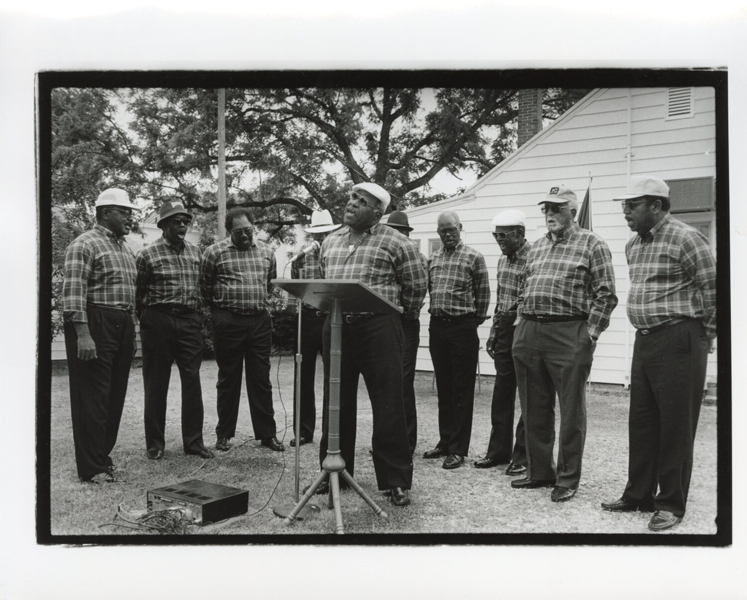 Northern Neck Chantey Singers performing at the Reedville Fishermen’s Museum in June 1991. Photo courtesy of the Reedville Fishermen’s Museum