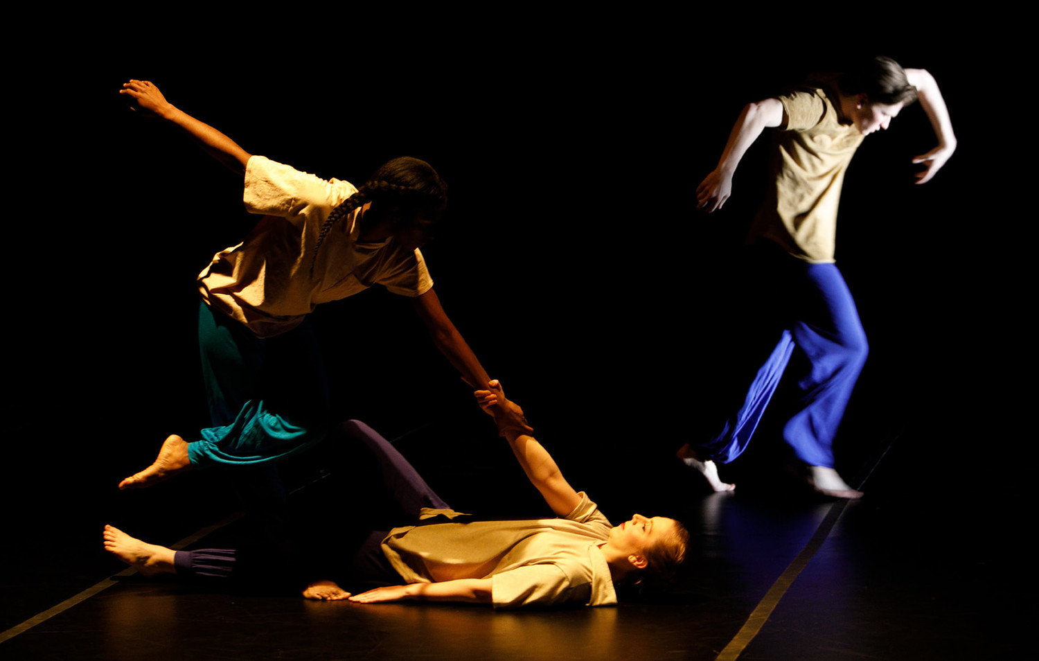 Dance students perform Stony the Road We Trod, choregraphed by André Zachery, Artistic Director of Renegade Performance Group for the Spring Dance Concert, supported in part by a UVA Arts Council Grant.